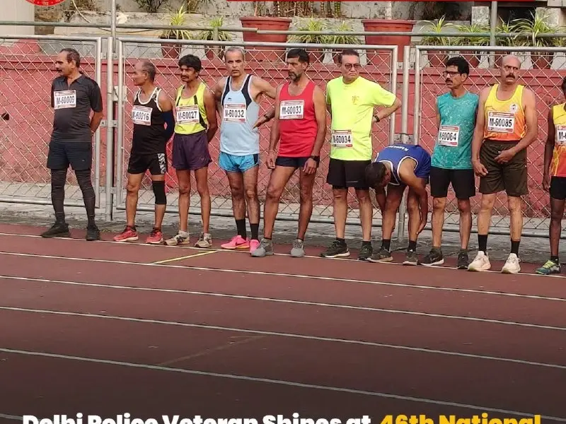 delhibreakings delhi police retired asi narendra pal wins gold national masters athletics Delhi Police Retired ASI Narendra Pal Wins Gold in Kerala, Secures 3 Medals at National Championship