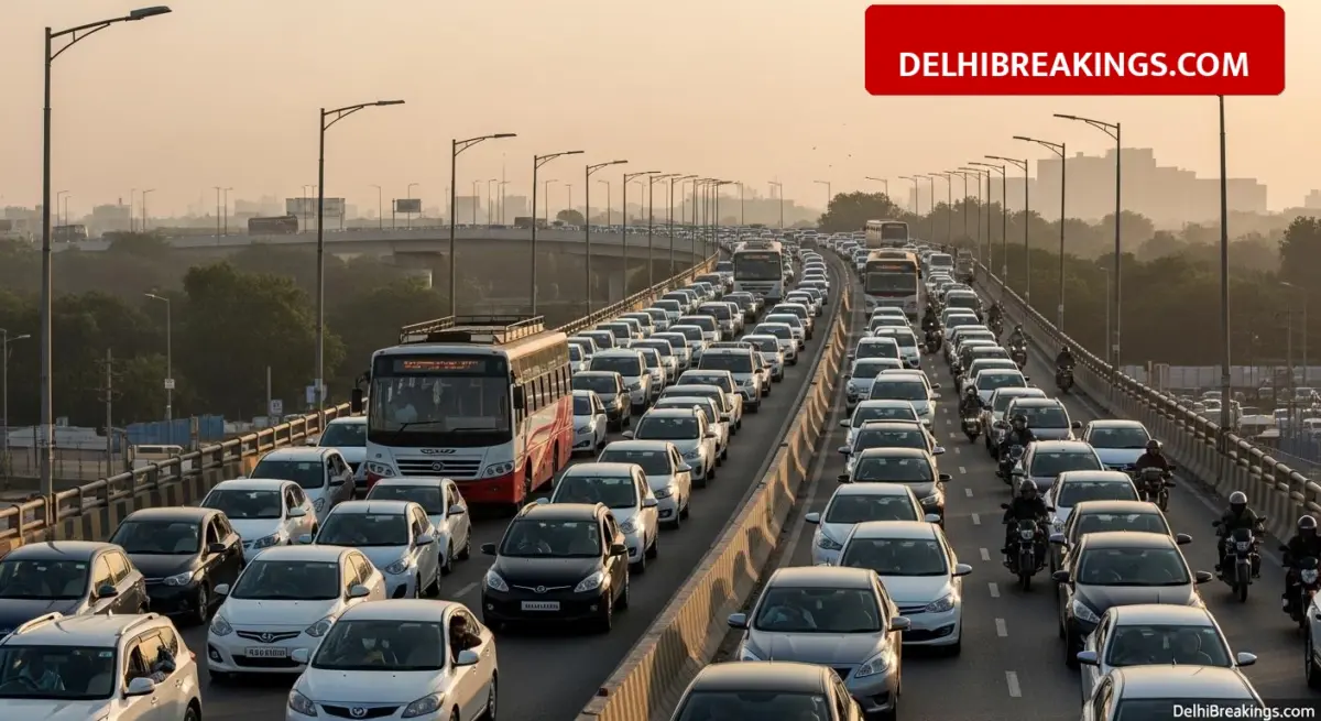delhibreakings delhi traffic alert outer ring road chirag delhi flyover breakdown february 2026 Delhi Traffic Alert: Outer Ring Road Jammed at Chirag Delhi Flyover due to Vehicle Breakdown