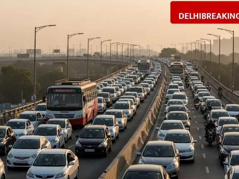 delhibreakings delhi traffic alert outer ring road chirag delhi flyover breakdown february 2026 Delhi Traffic Alert: Outer Ring Road Jammed at Chirag Delhi Flyover due to Vehicle Breakdown