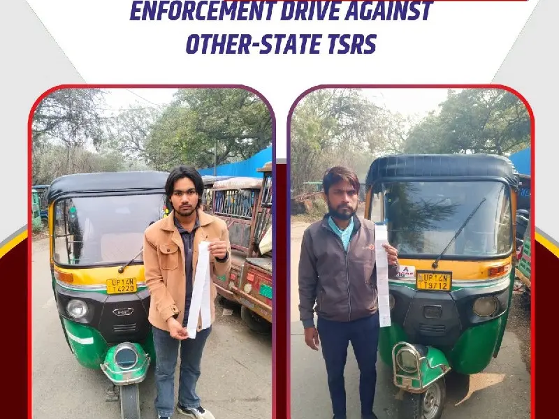 delhibreakings delhi traffic police northeast district enforcement drive stats Delhi Traffic Police Action in Northeast District: 1,281 Challans Issued and 155 Autos Impounded