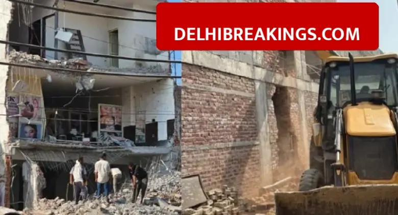 delhibreakings gurugram farrukhnagar road encroachment drive update Gurugram Administration Clears Encroachment on Farrukhnagar Road, 100 Buildings Removed for 7 Crore Road Project