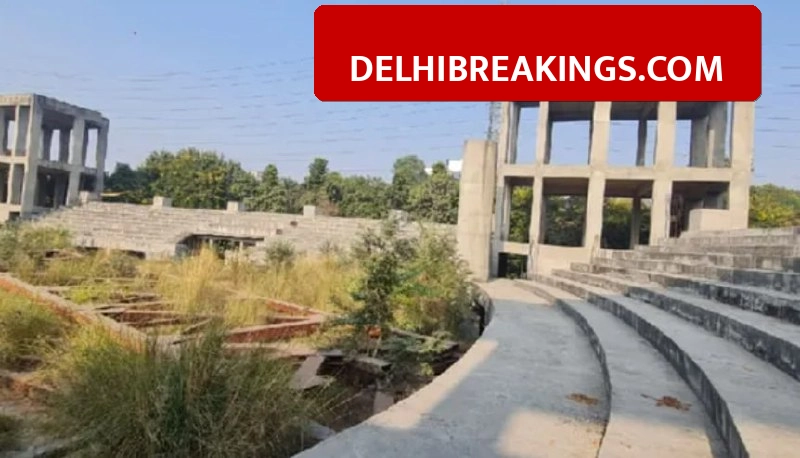 delhibreakings gurugram tau devi lal stadium multipurpose hall construction delay update Gurugram Tau Devi Lal Stadium Multipurpose Hall Work Stalled for 15 Years, Players Suffer
