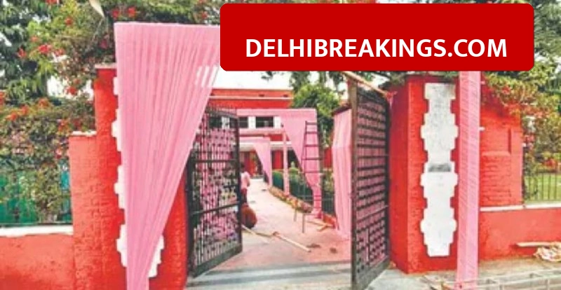 delhibreakings hansraj college principal son wedding controversy delhi university students protest Hansraj College Principal Turns Campus into Wedding Venue, Students Protest After Sports Event Cancelled
