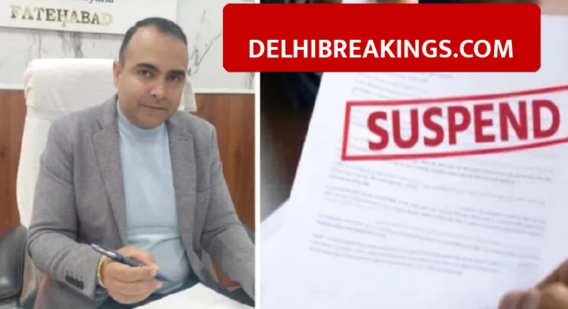 delhibreakings haryana govt suspends phed xen balwinder nain sewerage issue Haryana Govt Suspends PHED XEN Balwinder Nain, Action Follows Complaint Over Sewerage Work Delay