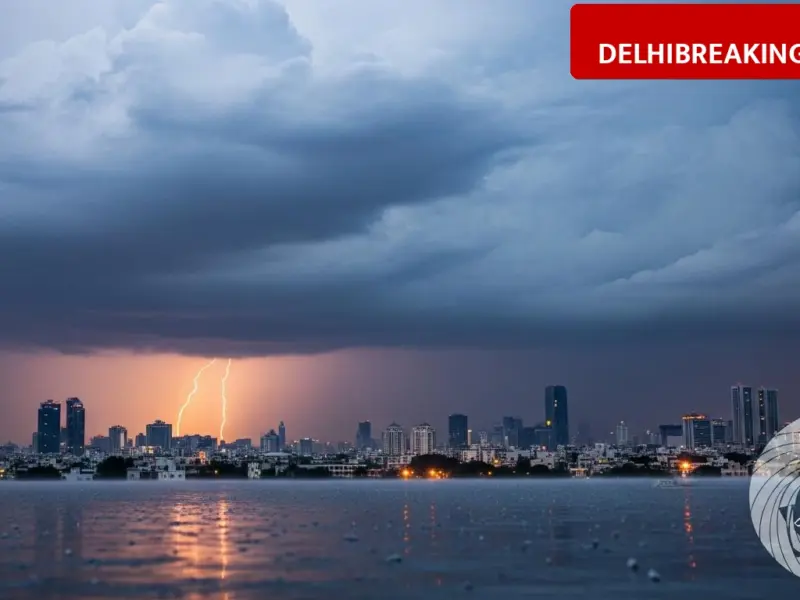 delhibreakings imd weather alert rain thunderstorm delhi up north india IMD Weather Update: Rain and thunderstorms predicted for Delhi, UP and 7 states from tonight