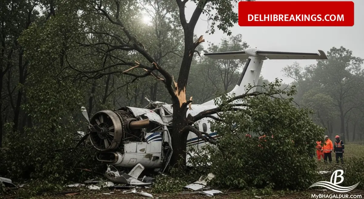 delhibreakings india one air rourkela crash aaib preliminary report engine failure update AAIB Report: India One Air plane hit tree due to low engine power, 1 killed in Rourkela crash