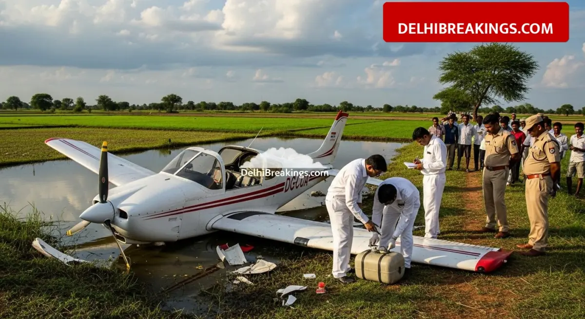 delhibreakings redbird aviation training aircraft crash karnataka fuel shortage Redbird Training Aircraft Crashes in Karnataka Due to Fuel Shortage, DGCA Begins Probe