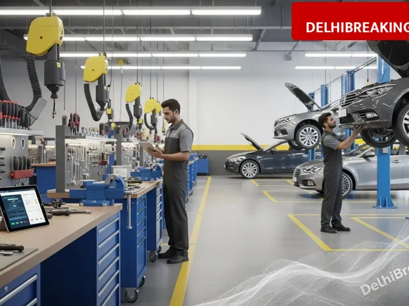 delhibreakings start car service center business idea investment profit 2026 Start Car Service Center Business in 5 Lakhs, Earn up to 1.5 Lakh Monthly with New 2026 Rules