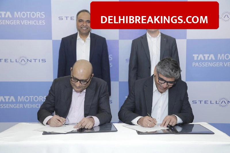 delhibreakings tata motors stellantis new mou pune plant partnership Tata Motors and Stellantis Sign Big Deal, New Manufacturing Plan for Pune Plant Revealed