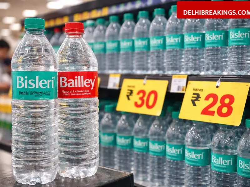 delhibreakings bisleri parle agro bottled water price hike india 2026 Bisleri and Parle Agro Raise Water Prices: New Rates Effective Immediately