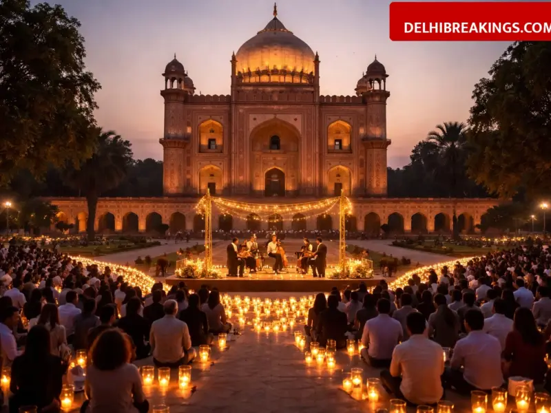 delhibreakings candlelight concerts delhi safdarjung tomb purana qila tickets schedule Candlelight Concerts in Delhi: Safdarjung Tomb and Purana Qila Host Musical Nights, Tickets Start from Rs 1199