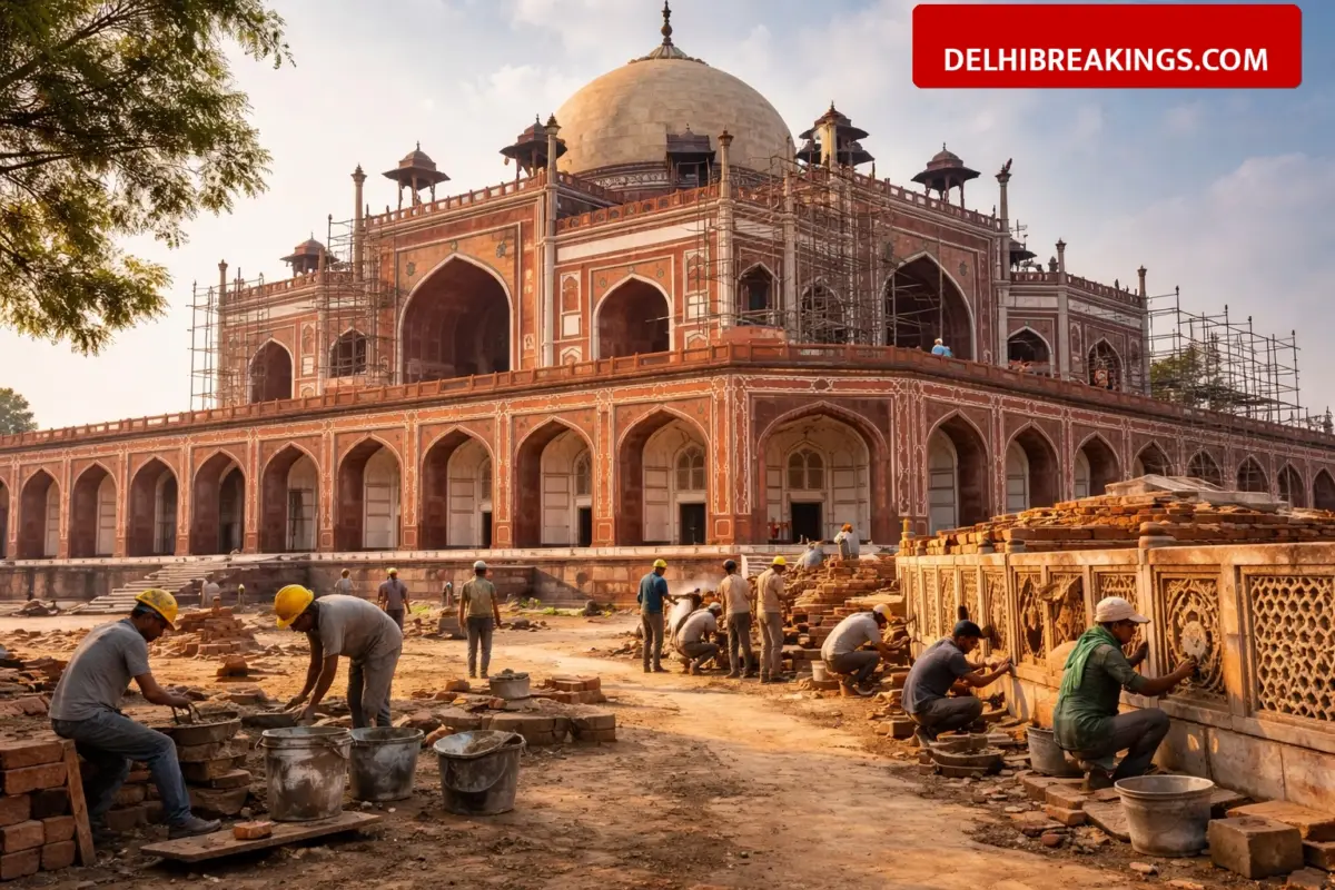 delhibreakings conservation old delhi monuments fund utilization asi report Old Delhi Monument Conservation: 100% Fund Utilization Reported for Heritage Sites