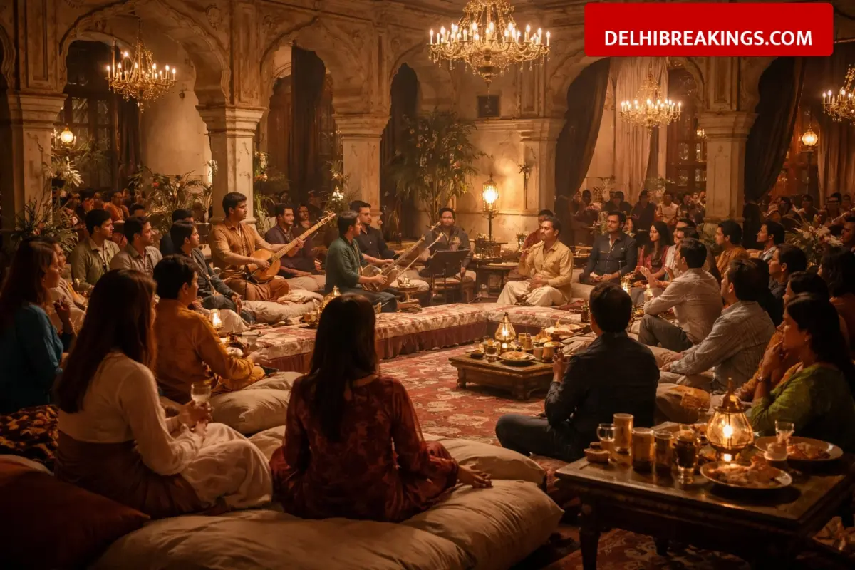 delhibreakings delhi cultural shift mehfils baithaks supper clubs 2026 Delhi Cultural Shift: Mehfils, Baithaks, and Supper Clubs Take Over the Capital