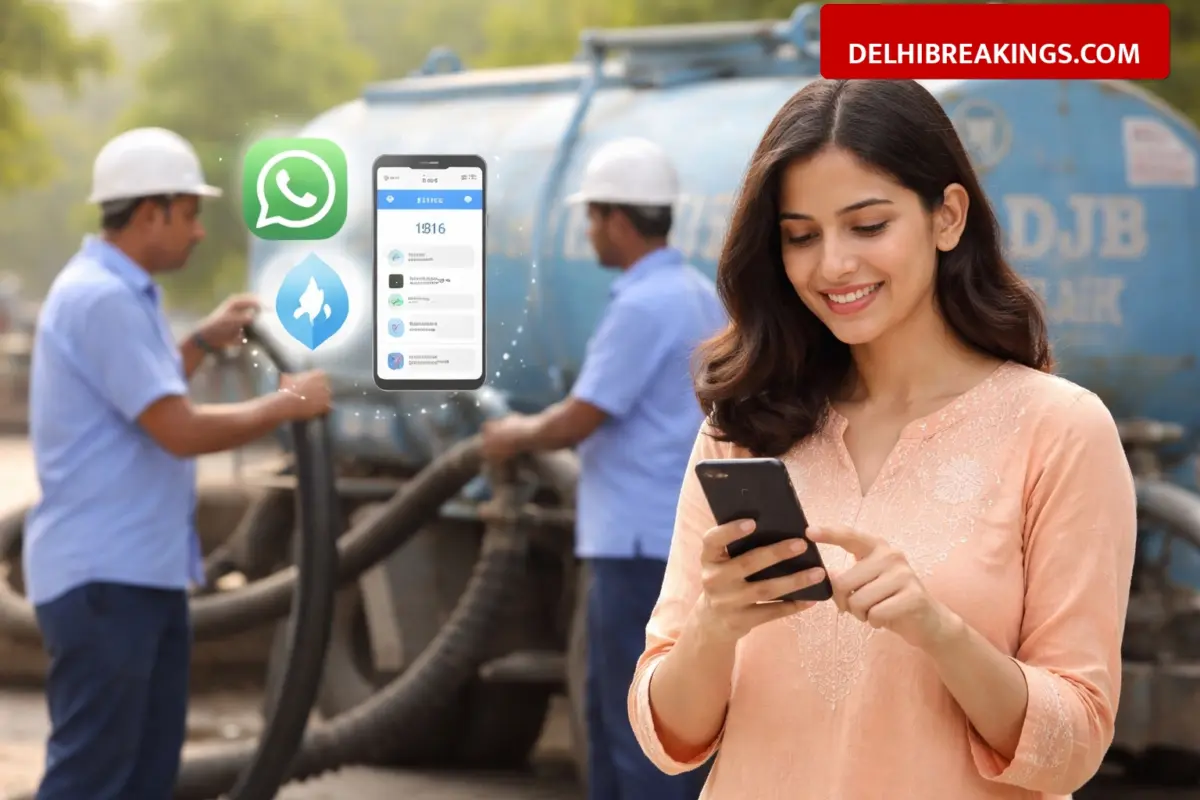 delhibreakings delhi jal board ai chatbot water complaints launch Delhi Jal Board AI Chatbot: Now Resolve Water Complaints via WhatsApp and 1916 Mobile App