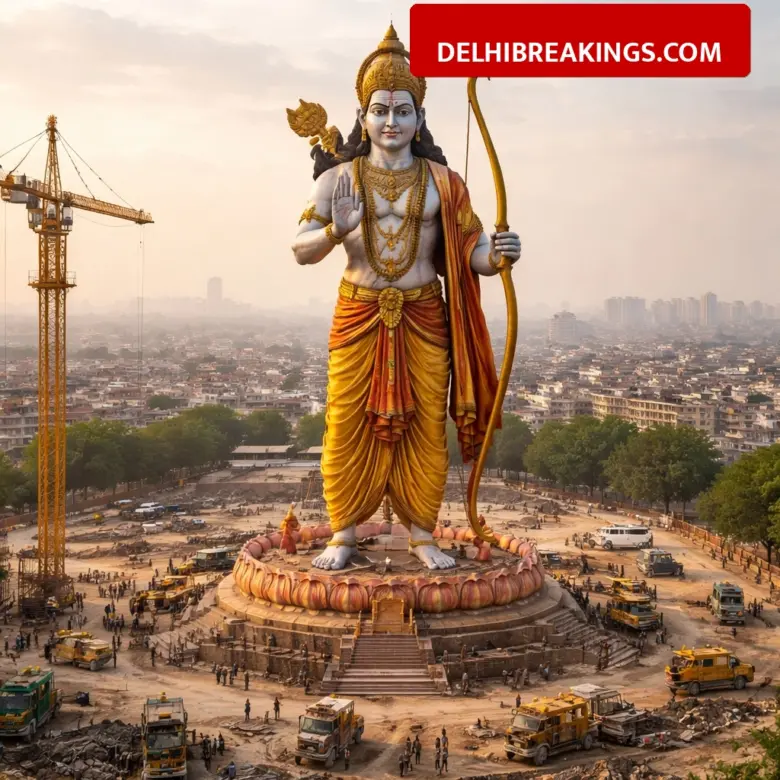 delhibreakings delhi mangolpuri lord ram statue project approved details Delhi to get 81-ft Lord Ram statue in Mangolpuri, Rs 55 Crore project approved