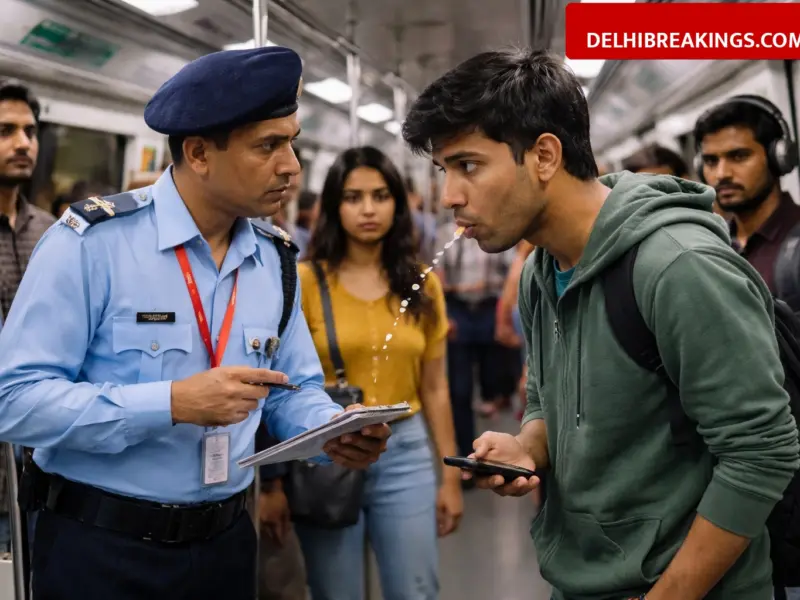 delhibreakings delhi metro proposed penalty hike dmrc vs bengaluru metro rules Delhi Metro Proposed Penalty Hike: Spitting and Misbehavior to Cost Rs 2500 from April 2026