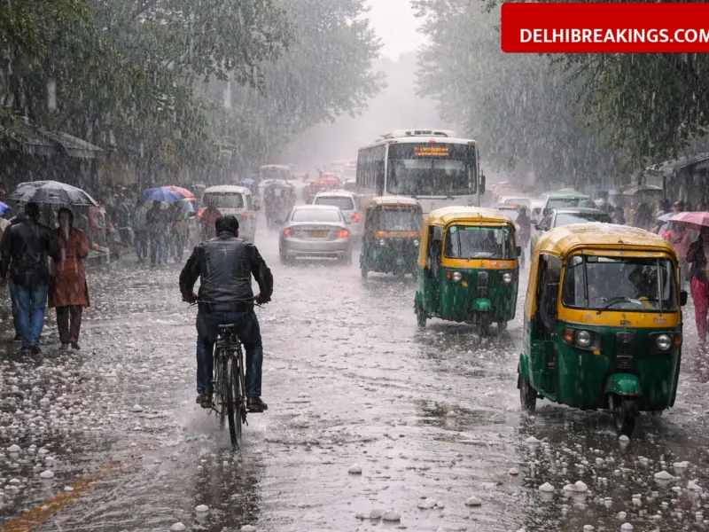 delhibreakings delhi ncr rain hailstorm alert imd forecast april 2026 IMD Issues Rain and Hailstorm Alert for Delhi-NCR and Multiple States Till April 5