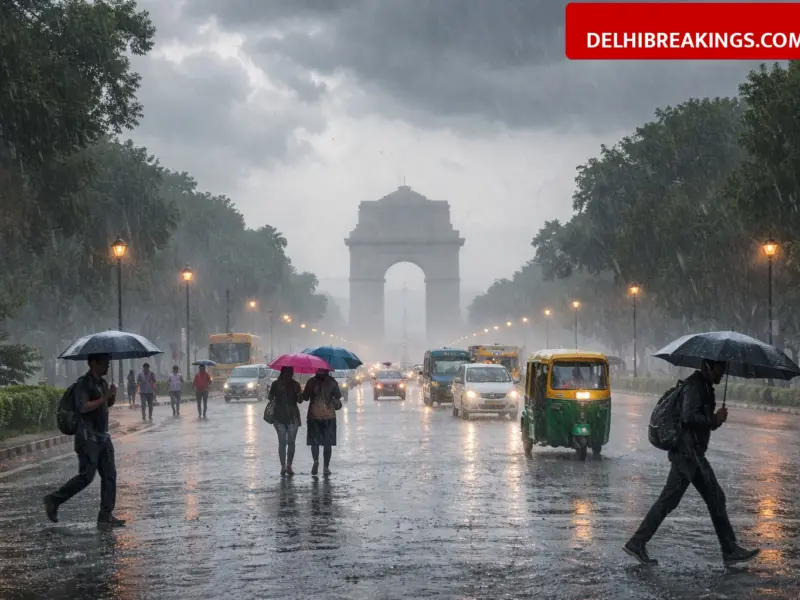 delhibreakings delhi ncr weather update imd yellow alert rain march 2026 Delhi-NCR Weather Alert: IMD Issues Yellow Alert, Rain and 40 Kmph Winds to Continue Till March 30