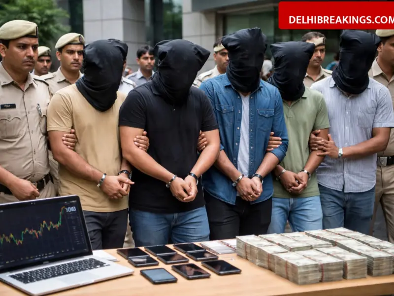 delhibreakings delhi police arrest 5 in dubai linked investment scam Delhi Police Busts Dubai-Linked Stock Market Scam, 5 Arrested for Cheating Rs 12.22 Lakh
