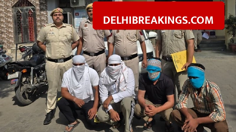 delhibreakings delhi police arrest fake loan recovery agents extortion gang Delhi Police Arrest 4 for Extorting Car Owners: Fake Recovery Agents Used App to Track Pending EMIs