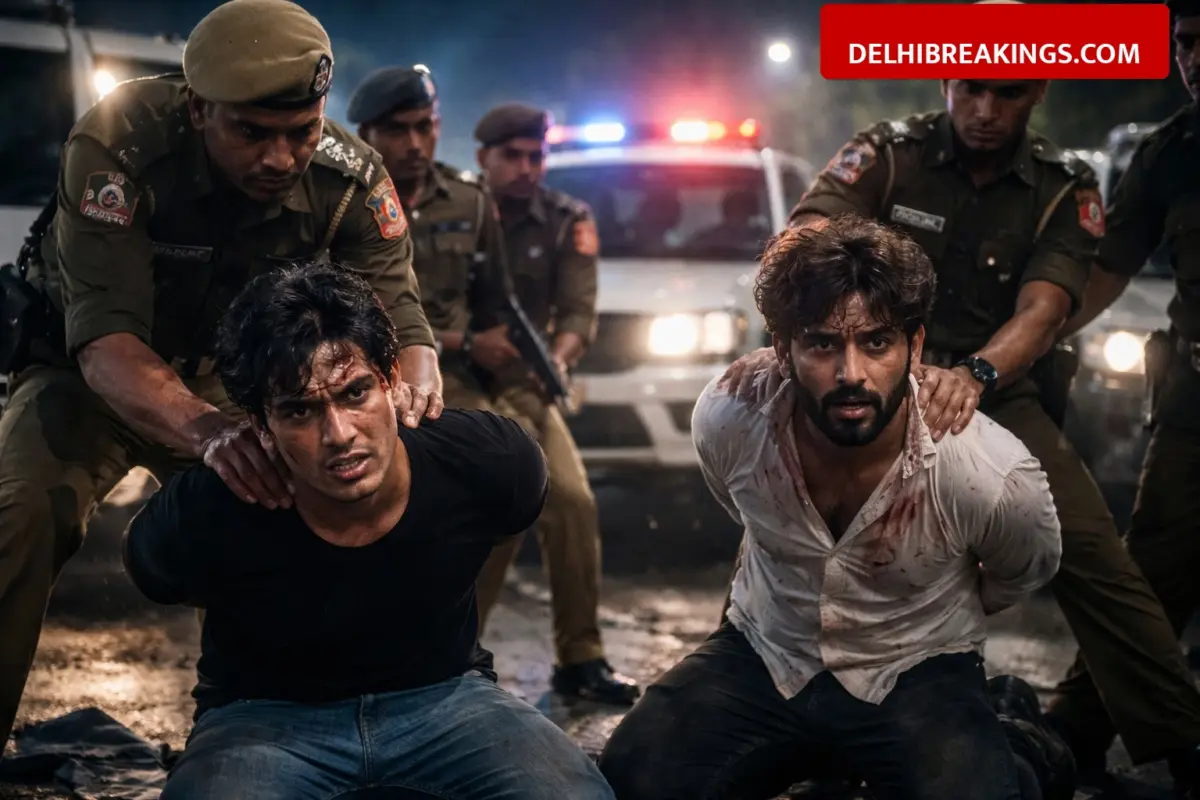 delhibreakings delhi police dwarka encounter murder accused arrested Delhi Police Arrest Two Murder Accused After Separate Encounters in Dwarka