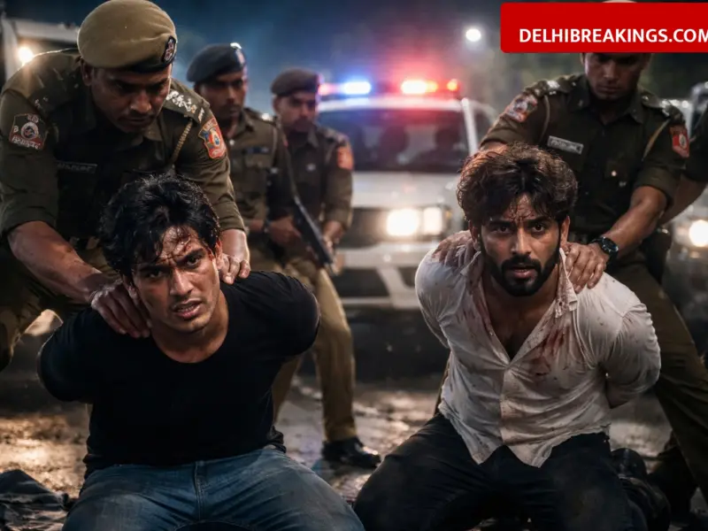 delhibreakings delhi police dwarka encounter murder accused arrested Delhi Police Arrest Two Murder Accused After Separate Encounters in Dwarka