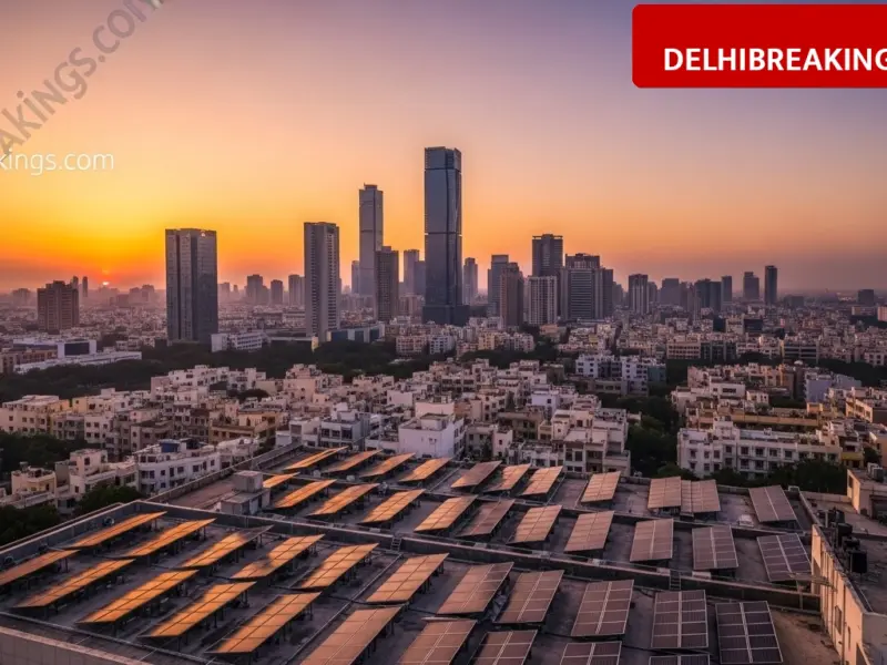 delhibreakings delhi power consumer base update rooftop solar rules Delhi Power Consumer Base Climbs to 73.6 Lakh, Rooftop Solar Mandatory for New Buildings