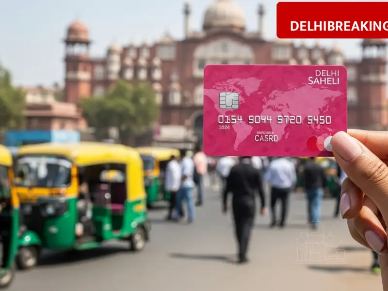 delhibreakings delhi saheli pink smart card launch first day report Delhi Saheli Pink Smart Card: 4000 Cards Issued on First Day of Launch