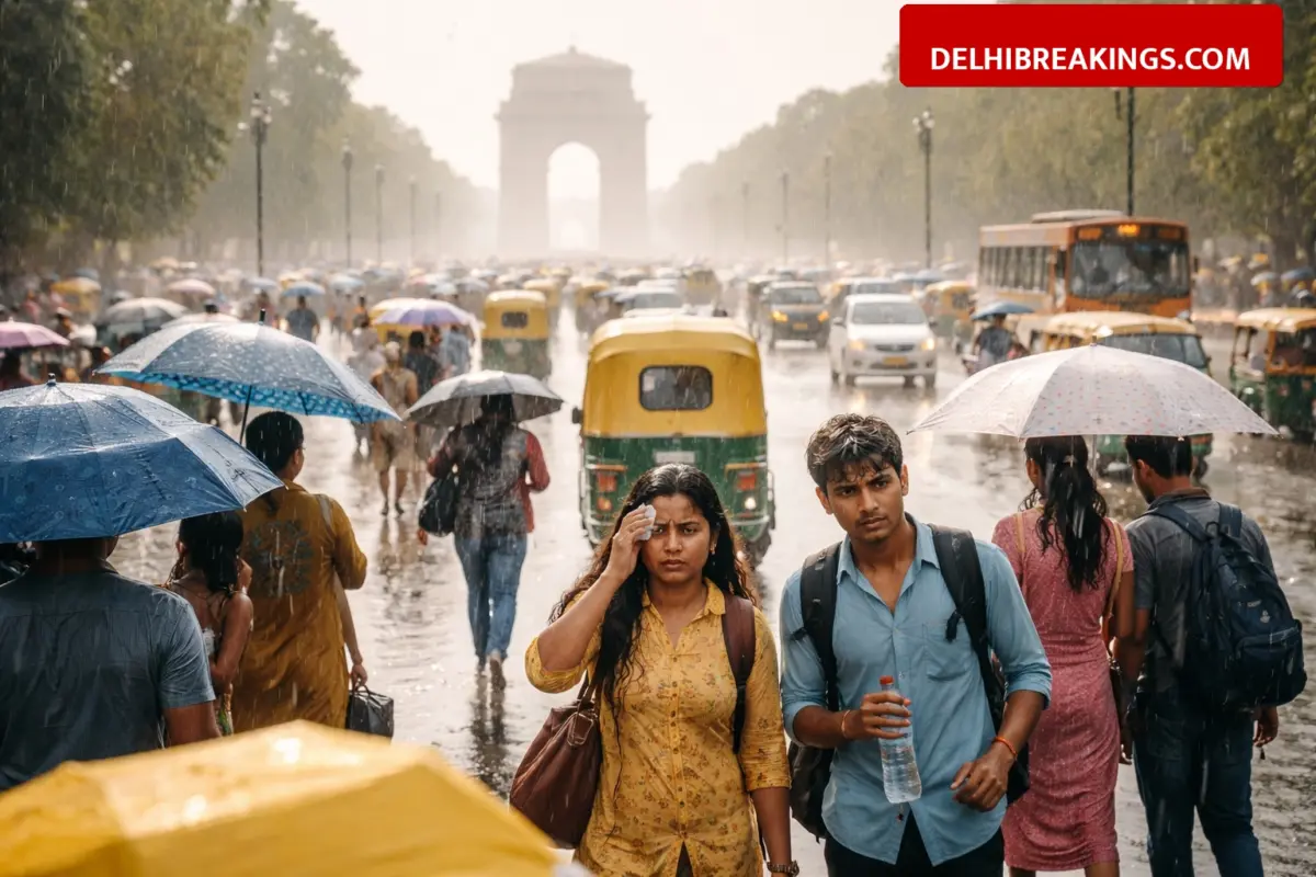 delhibreakings delhi weather march 2026 high temperature rain update Delhi Weather Update: March Records Higher Temperatures Despite 20 Percent More Rainfall