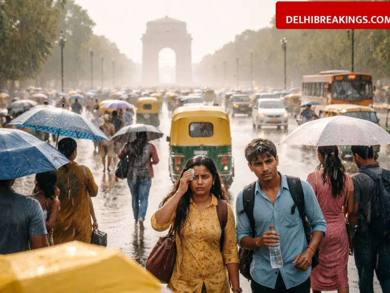 delhibreakings delhi weather march 2026 high temperature rain update Delhi Weather Update: March Records Higher Temperatures Despite 20 Percent More Rainfall