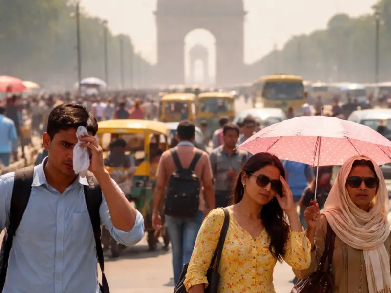delhibreakings delhi weather update temperature crosses 35 degrees march 2026 Delhi Weather Update: Mercury Crosses 35°C in March First Week, Highest in 15 Years