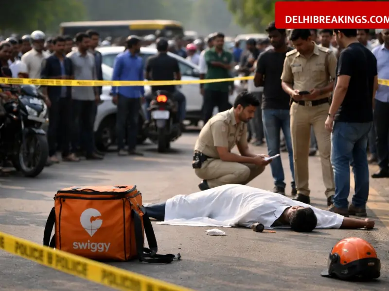 delhibreakings dwarka delhi madhu vihar murder delivery boy killed bike collision dispute Dwarka Murder Case: Swiggy Delivery Executive Killed While Intervening in Minor Road Dispute