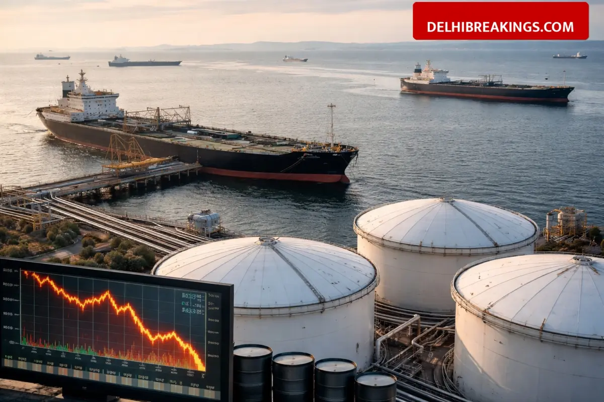 delhibreakings global oil crisis iea approves record 400 million barrel release crude prices drop Global Oil Crisis: IEA Approves Record 400 Million Barrel Release, Crude Prices Drop by 15 Percent