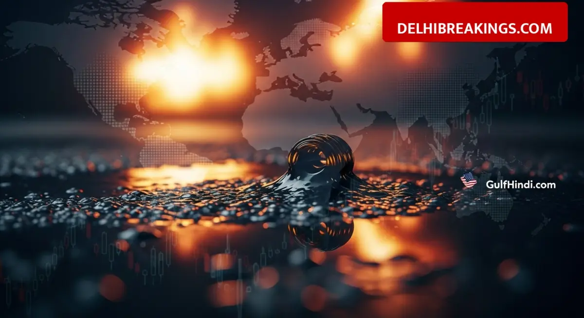 delhibreakings global oil prices jump 92 dollars us iran war Global Oil Prices Jump 5 Percent to $92 as US-Iran War Escalates and Iran Blocks Strait of Hormuz