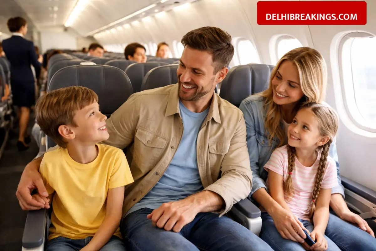 delhibreakings govt orders airlines 60 percent free seats family seating Government Orders Airlines to Provide 60% Seats Without Extra Charge, Families to Sit Together