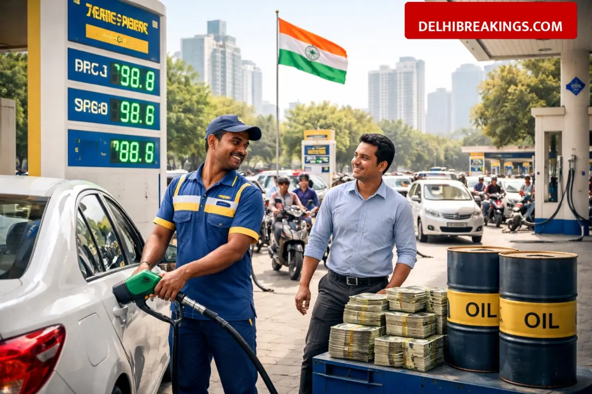 delhibreakings govt slashes excise duty petrol diesel march 2026 Indian Govt Slashes Excise Duty on Petrol and Diesel to Ease Global Oil Pressure