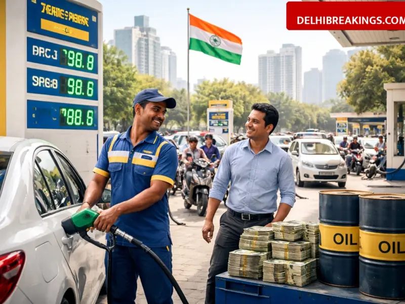 delhibreakings govt slashes excise duty petrol diesel march 2026 Indian Govt Slashes Excise Duty on Petrol and Diesel to Ease Global Oil Pressure
