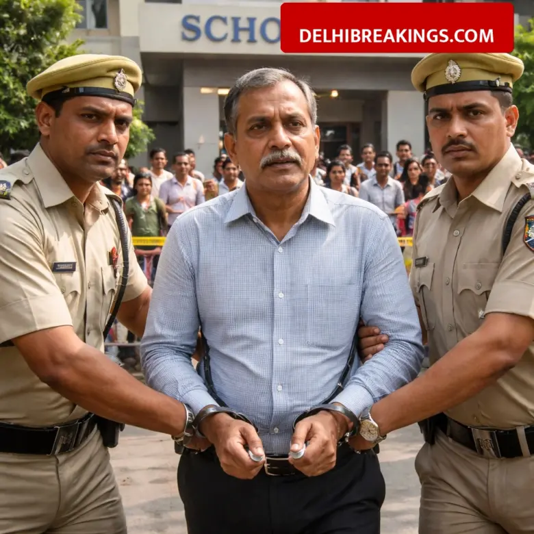 delhibreakings gurgaon educrest school chairman vinay kataria arrested fake cbse affiliation Gurgaon School Chairman Arrested for Fake CBSE Affiliation, Charged High Fees from Parents