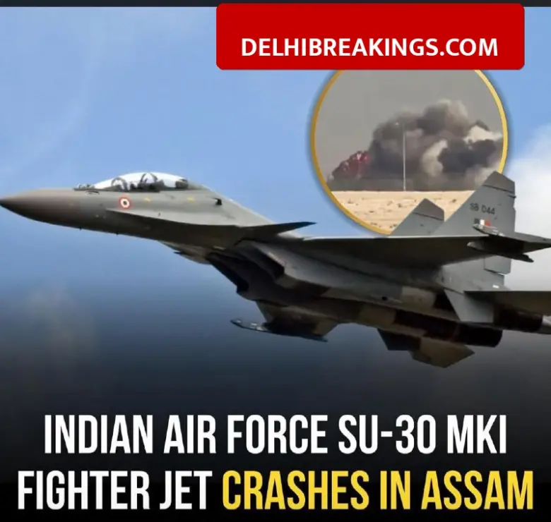 delhibreakings iaf su 30 mki crash assam karbi anglong pilots missing updates Indian Air Force Jet Su-30 MKI Crashes in Assam, Search Operation Underway for 2 Pilots