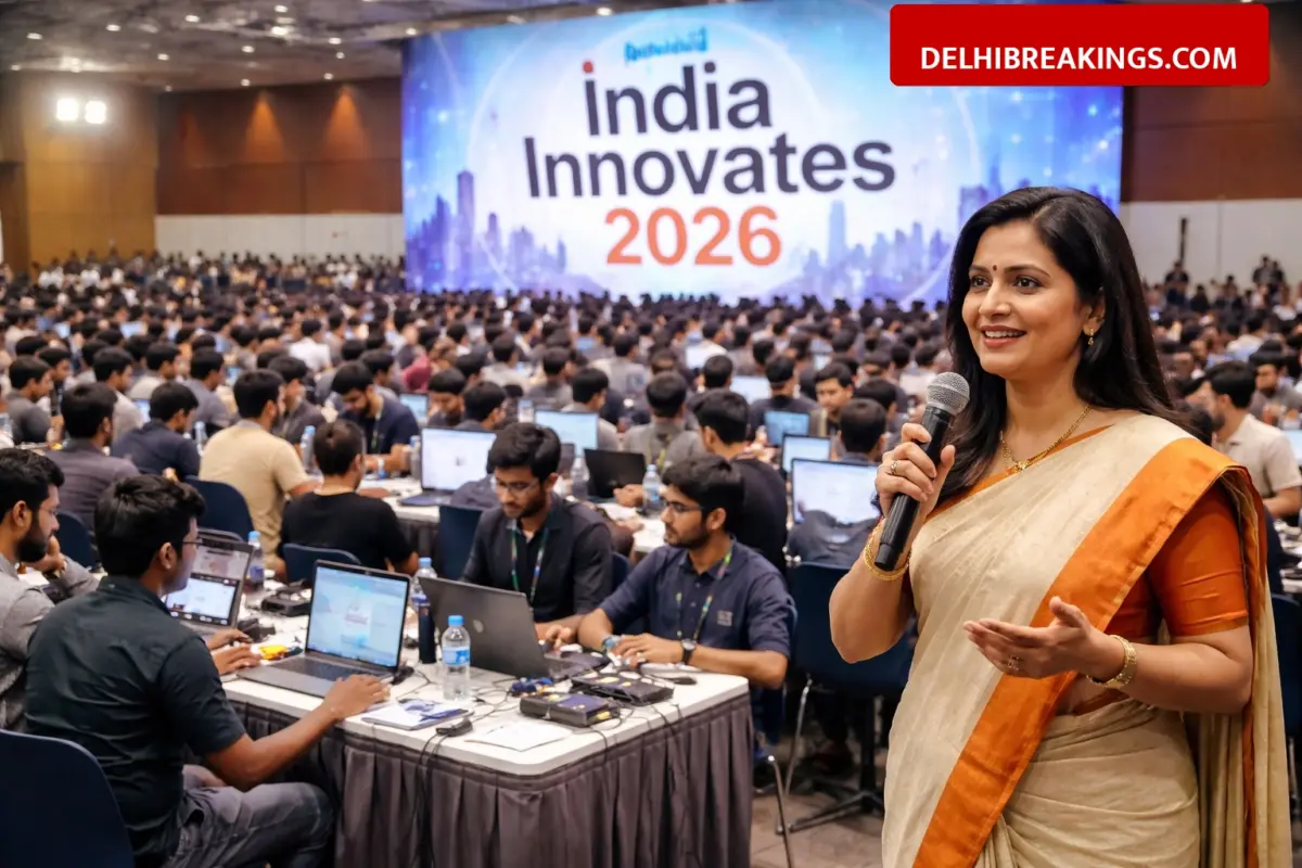 delhibreakings india innovates 2026 hackathon delhi bharat mandapam World Largest Hackathon India Innovates 2026 Concludes in Delhi, CM Rekha Gupta Shares Delhi 2.0 Vision