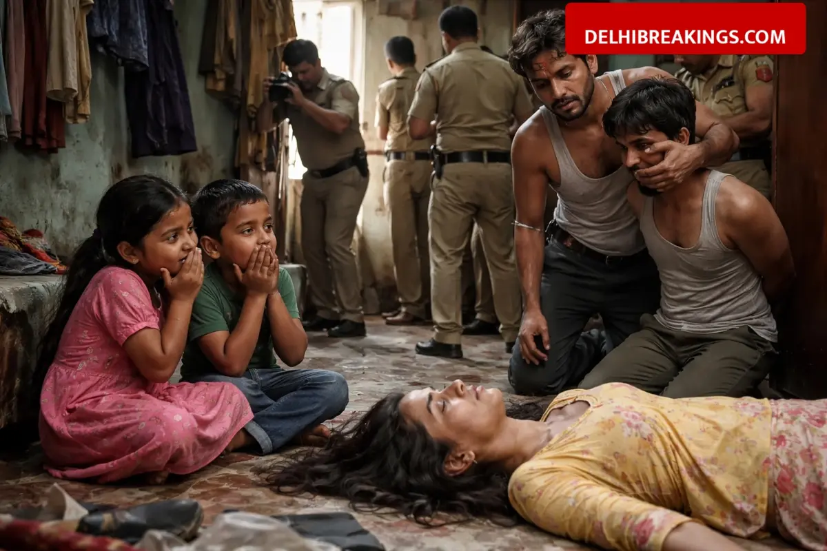 delhibreakings kaithal crime news husband strangles wife shalu drug addiction Kaithal Crime News: Drug Addict Husband Strangles Wife to Death in Front of Children