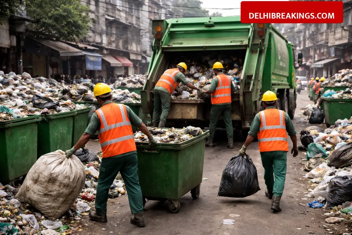 delhibreakings mcd 72 wards waste management tender approval MCD Finalizes Waste Management Tender for 72 Wards, Seven Year Contract to Resolve Garbage Issues