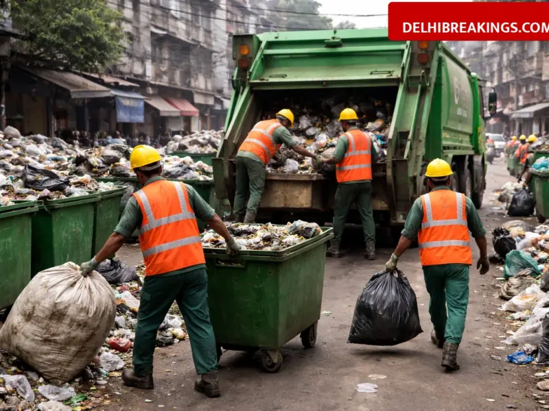 delhibreakings mcd 72 wards waste management tender approval MCD Finalizes Waste Management Tender for 72 Wards, Seven Year Contract to Resolve Garbage Issues