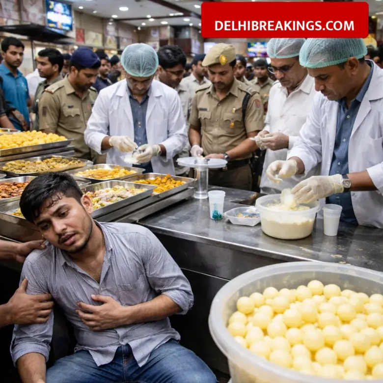 delhibreakings modinagar shagun sweets rasgulla food poisoning raid news Modinagar Shagun Sweets Raid: Man Falls Ill After Eating Rasgulla, Food Department Collects Samples