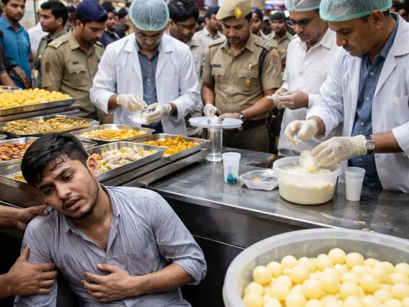 delhibreakings modinagar shagun sweets rasgulla food poisoning raid news Modinagar Shagun Sweets Raid: Man Falls Ill After Eating Rasgulla, Food Department Collects Samples