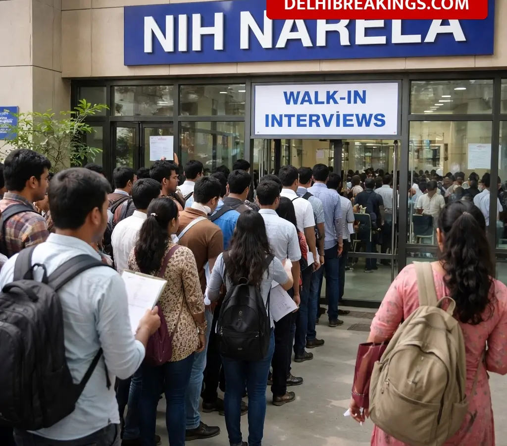 delhibreakings nih narela recruitment 2025 walk in interview delhi details NIH Narela Recruitment: Walk-in Interview for 35 Posts in Delhi Starting March 18