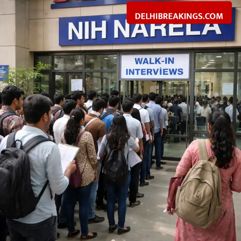 delhibreakings nih narela recruitment 2025 walk in interview delhi details NIH Narela Recruitment: Walk-in Interview for 35 Posts in Delhi Starting March 18