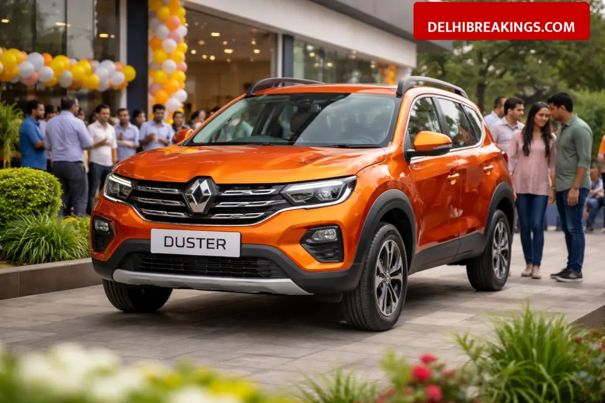 delhibreakings renault duster launched india price mileage warranty details Renault Duster Launched in India at 10.49 Lakh, Returns with Industry-First 7-Year Warranty and 22 Kmpl Mileage