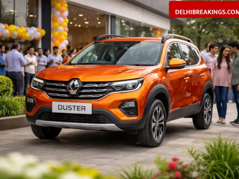 delhibreakings renault duster launched india price mileage warranty details Renault Duster Launched in India at 10.49 Lakh, Returns with Industry-First 7-Year Warranty and 22 Kmpl Mileage