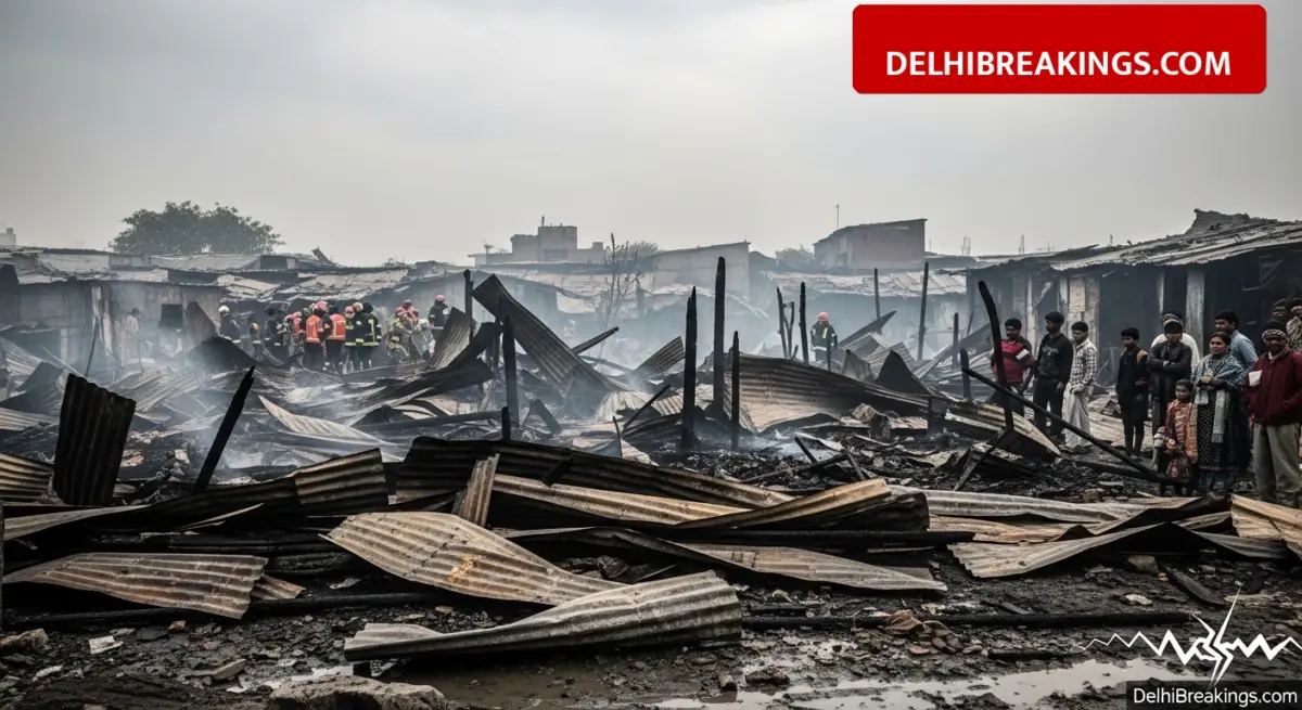 delhibreakings rithala delhi shanty fire march 2025 updates Rithala Fire Update: Over 50 Shanties Gutted in Northwest Delhi, Search for Missing Girl Underway